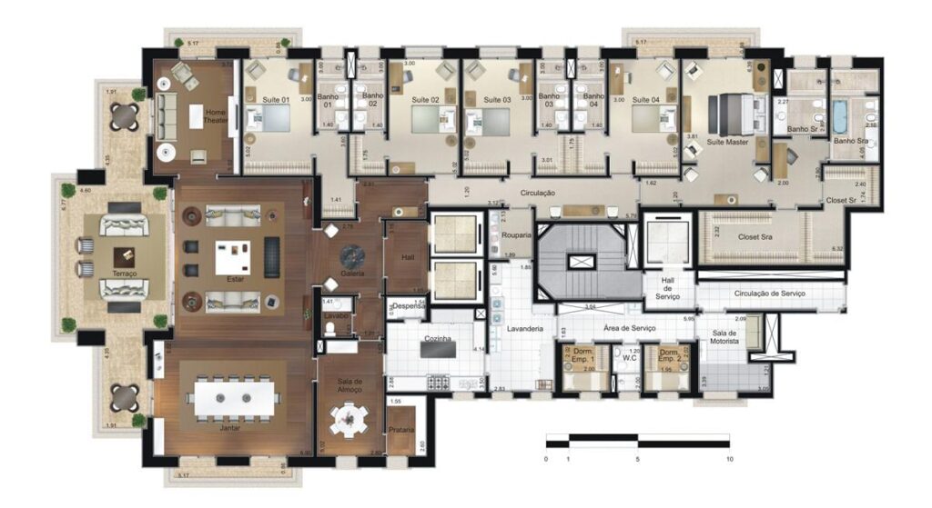 Apartamento na Torre 2