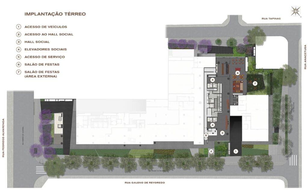 planta apartamento terreo